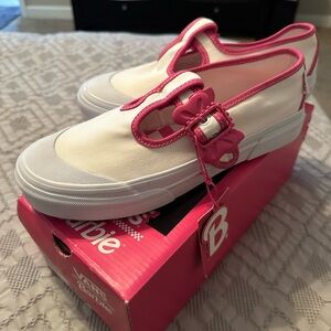 VANS Barbie Mary Janes. NWT and Box.